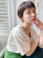 ホリデイズ ケアアンドスパ 練馬 豊島園(HOLIDAYS)&nbsp;【HOLIDAYS】コンパクトベリーショート×透明感ブラウンベージュ