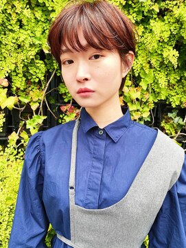 フィーカ(Fiika) ブラットオレンジ×マッシュショート【肥後橋駅】