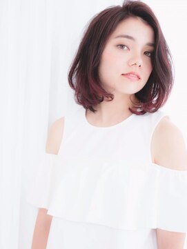 エアー 池袋(AIR) ピンクグラデーションボブ【air池袋　マネージャー　中島毅】