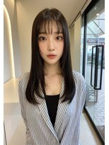 オズドロシー(Oz Dorothy) ベージュグレー黒髪レイヤーくびれヘア小顔10代20代30代40代