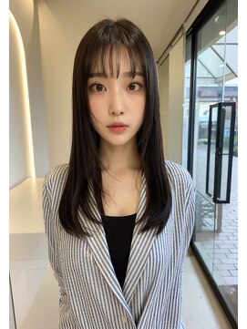 ドロシー 郡山桑野店(Dorothy) ベージュグレー黒髪レイヤーくびれヘア小顔10代20代30代40代