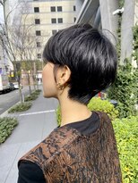 ハルキ ミナト ジャパン オオサカ(HARUKI MINATO japan OSAKA)&nbsp;40代50代小顔似合わせカットくびレイヤーエモージュ大人可愛い