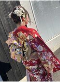 成人式*振袖着付け＋ヘアセット