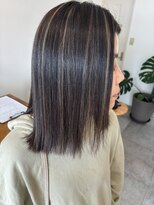 ヘアーメイク チョコ(hair make choco) ハイライト×ボブ