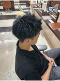 スパイキーショート 刈り上げあり