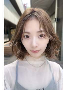 リークフー(Ree cu fuu) オリーブベージュ ニュアンスパーマ