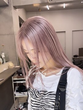 ヴァーディ オモテサンドウ(Vardy omotesando) パープルアッシュ・ハイトーンロング・表参道ケアブリーチ・ケア