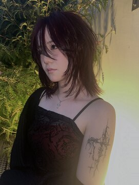 プロミルサロン(Promille salon) ハッシュカット　レッドブラウン