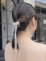 カムジーヘッドカミノウラ(COMEGHEAD KAMINOURA)&nbsp;ダブルカラーミルクティーベージュカラーブルーブラックブリーチ