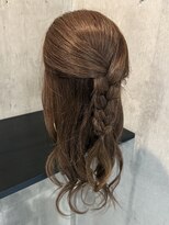 エイミー 伏見店(aemii)&nbsp;ハーフアップアレンジ