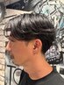 【小林比嘉指名限定】hommeカット+フェザーパーマ　14850→11880　