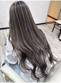 コントラストハイライトイルミナカラー白髪ぼかし堺東レイヤー
