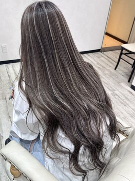 ベルヘアーデザイン 堺東(Belle hair Design) コントラストハイライトイルミナカラー白髪ぼかし堺東レイヤー