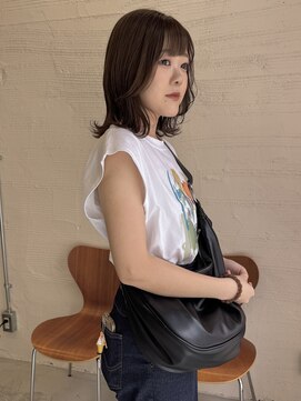 ツキヘア(TUKI hair) 似合わせレイヤーカット/まろやかヘーゼルベージュ