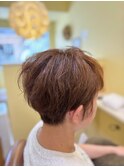 クセを活かした大人小顔ショート