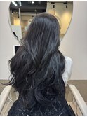 【ダークグレージュ&レイヤーカット】《福岡暗髪カラー》
