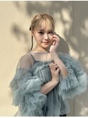 ボブからアップ★お呼ばれヘアセット/お呼ばれコーデ