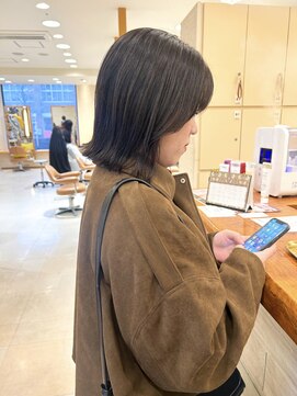 モリオ フロム ロンドン サッポロファクトリー店(morio FROM LONDON) morio/骨格矯正カット/札幌ボブ/ぱつっとボブ/大人ボブ