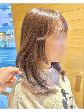 冬の大人可愛い◎レイヤー×透明感ウォームブラウン