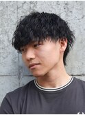 縦落ちツイスパ/ツイストスパイラルパーマ/岡崎メンズパーマ