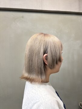 ファビ 渋谷(Fab) くびれヘア/暗めカラー/アプリコットオレンジ/縮毛矯正