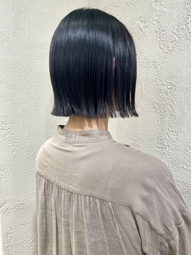 ペイジヘアー(paige hair) ボブ/切りっぱなしボブ/ミニボブ/黒髪ボブ/ヘッドスパ