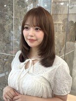 ハニー 町田(HONEY)&nbsp;レイヤーカット/ミディアム/ベージュ