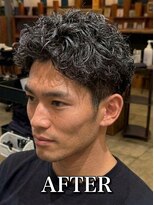 ジェットブラックキューサンロク(JET BLACK 936) ピンパーマ/スパイキーショート