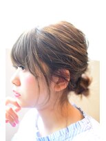 ヘアサロン ケッテ(hair salon kette)&nbsp;hair arrange　垢抜けシニヨン＊†