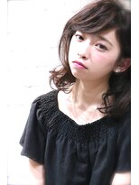 ホラン(HoLan)&nbsp;HoLan/sstyle☆vintegベージュxルーズカールx斜めバングx3Dcolor