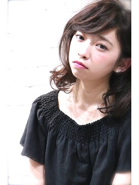 ホラン(HoLan) HoLan/sstyle☆vintegベージュxルーズカールx斜めバングx3Dcolor