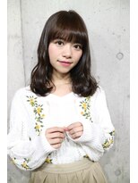 サロンドミルク 原宿(salon de MiLK)&nbsp;【salon de MiLK 原宿】ミディアム×アッシュ