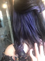 ビヨンドイー(beyond E)&nbsp;パープルインナーカラーアレンジ