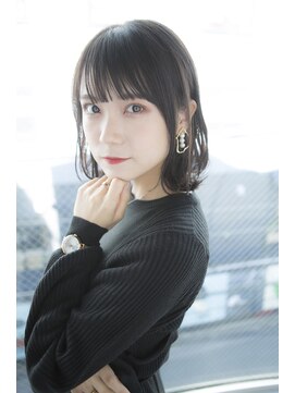 サロンドミルク 原宿(salon de MiLK) 【salon de MiLK 原宿】耳かけゆるふわ×アッシュベージュ