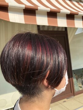 ヘアアーク(HAIR arc) すじカラーの前下がり【津田沼】【京成津田沼】【奏の杜】