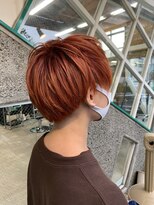 ブッディ(BDY)&nbsp;ダメージ最小限☆ワンブリーチで作るブラッディオレンジ