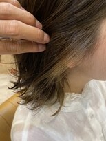 ヘアーサロン キー(Key) トレンドイヤリングカラー♪オリーブベージュレイヤースタイル