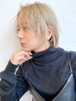 アイティーバイアルバム 八王子店(IT by ALBUM)&nbsp;ベージュブロンドショート_くびれミディ_ba324021