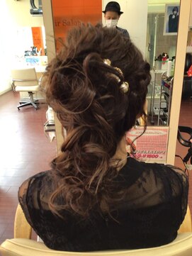 ヘアサロン ユニティ(Hair Salon Unity) ポニテカール＆サイド編み