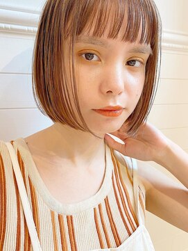 ディッセンバー 神宮前(December) ボブ/切りっぱなしボブ/ダブルカラー