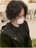 ブルーブラックハードパーマ
