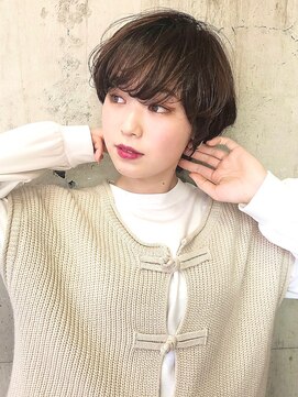 シスタ(SISTA) 【SiSTA】田中大人かわいいシースルーバング マッシュショート