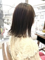 バブ バイネオリーブ(Bab by neolive)&nbsp;切りっぱなし☆白髪ぼかしハイライトミディアム