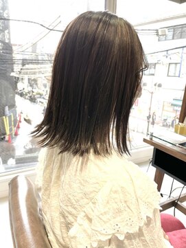 バブ バイネオリーブ(Bab by neolive) 切りっぱなし☆白髪ぼかしハイライトミディアム