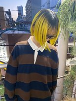 フィン(fin,)&nbsp;fin,/くびれヘア/似合わせカット/デザインカラー/ツートンカラー