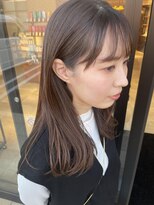 サラビューティーサイト 志免店(SARA Beauty Sight)&nbsp;30代大人可愛いセミロング/ベージュブラウンカラー☆山之内