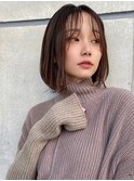 大人女子♪エアリーミディアムヘア　ヨシンモリ　韓国ヘア