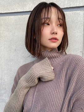 ユアーズヘア 新宿三丁目店(youres hair) 大人女子♪エアリーミディアムヘア　ヨシンモリ　韓国ヘア