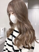 サイン 表参道(SIGN)&nbsp;ミルクティーベージュダブルカラーインナーカラーケアブリーチ