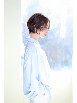 アエレ(Aere) 【Aere池袋】センターパート×大人ボブ×ヌードカラー☆小林